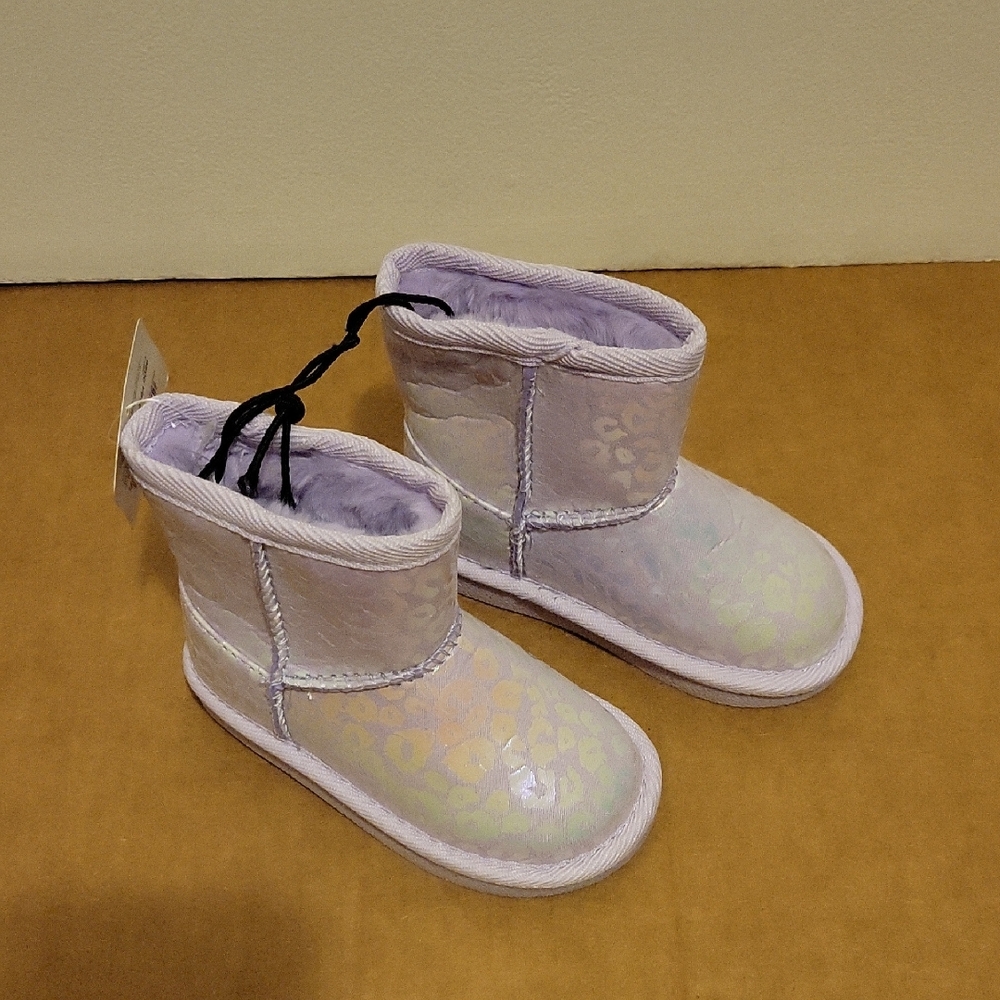 NWT: Girls ThereAbouts LIL EMERY PINK CHEETAH Boots